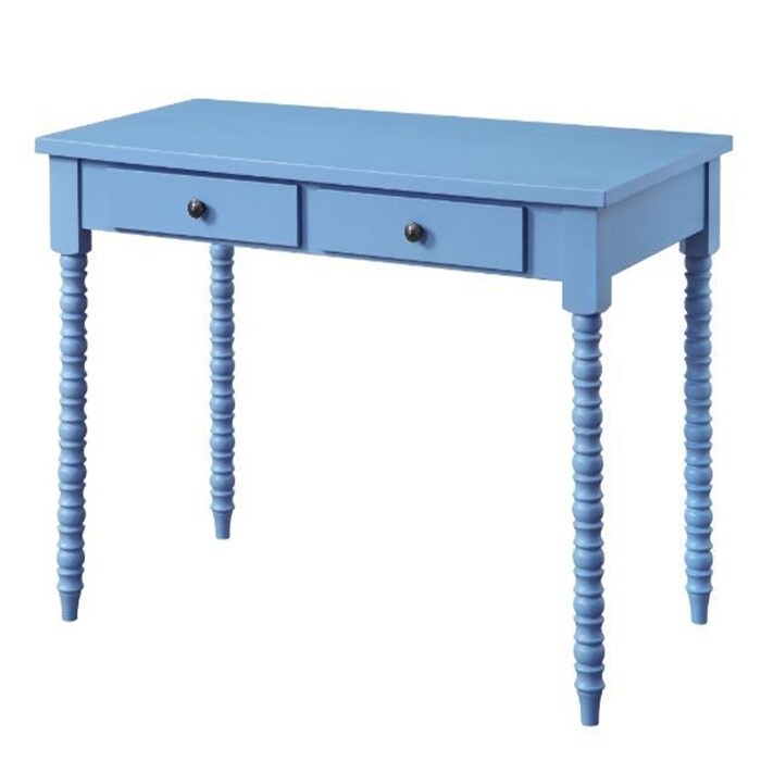 Altmar Writing Desk  Blue Finish