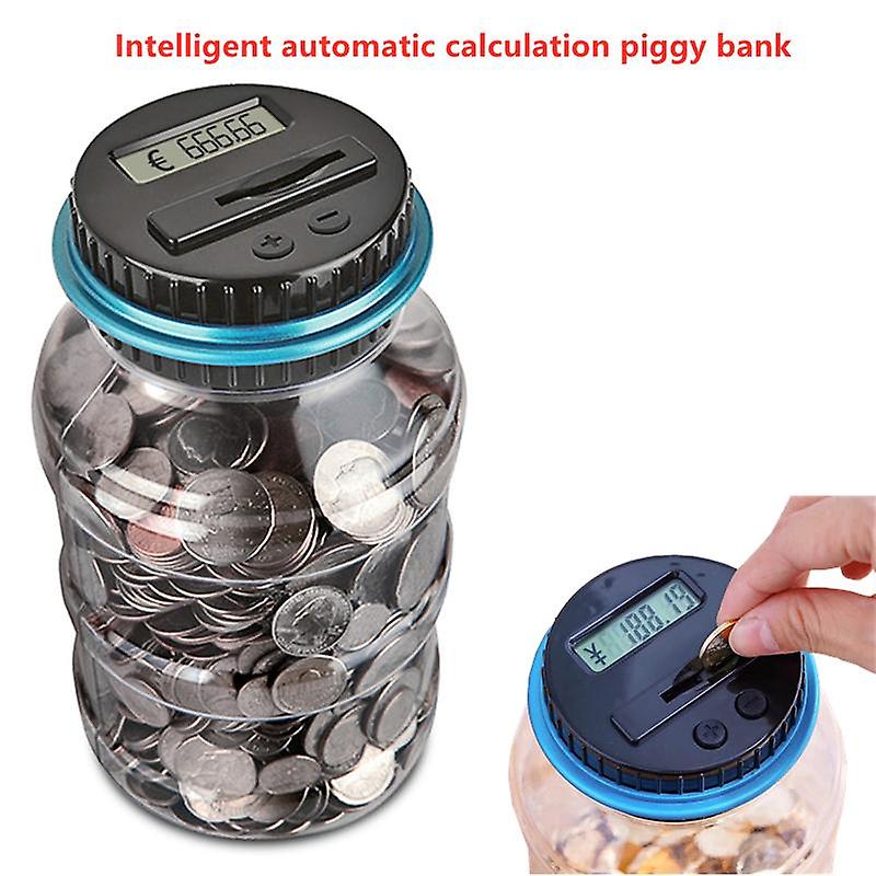 Electronic Piggy Bank Lcd Display Electronic Digital Counting Coin Bank Money Saving Box For Coin Jar Counter Storage Box Gift