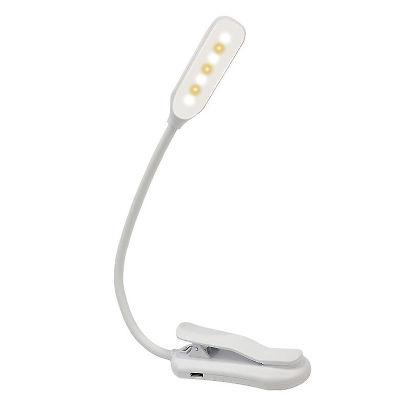 Usb Rechargeable Adjustable Led Book Light With Goosenecks Clip 7 Leds Flexible Night Reading Desk Lamp Table Read Night Light