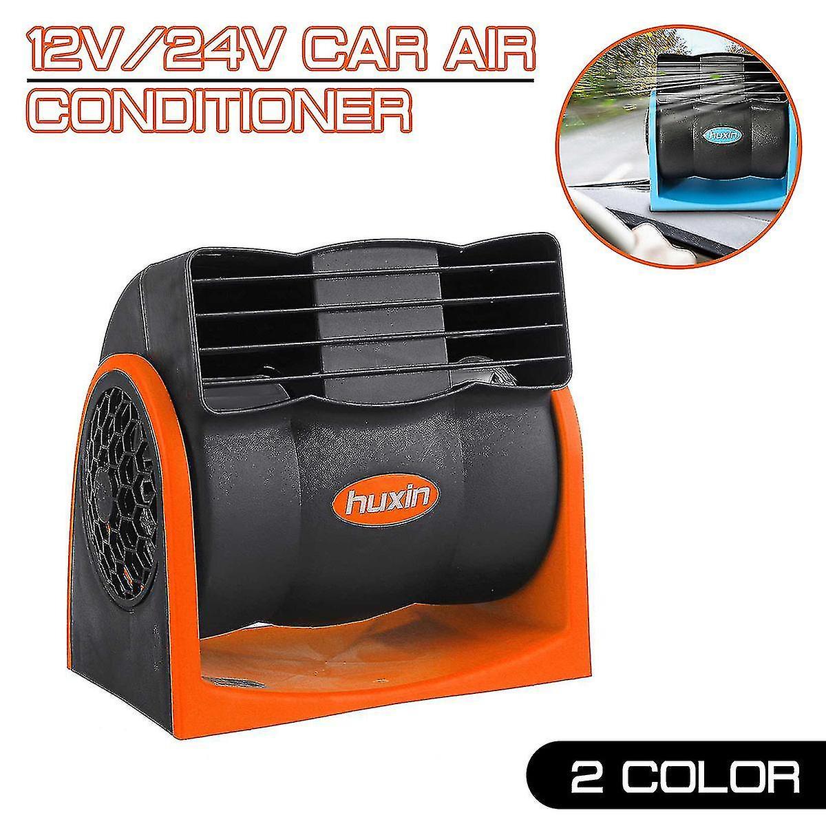 Jwl-dc 12v/24v Car Air Conditioner Adjustable Silent Cool Cooler Car Cigarette Lighter Truck Vehicle