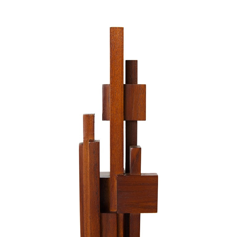 Skyline sculpture espresso - M