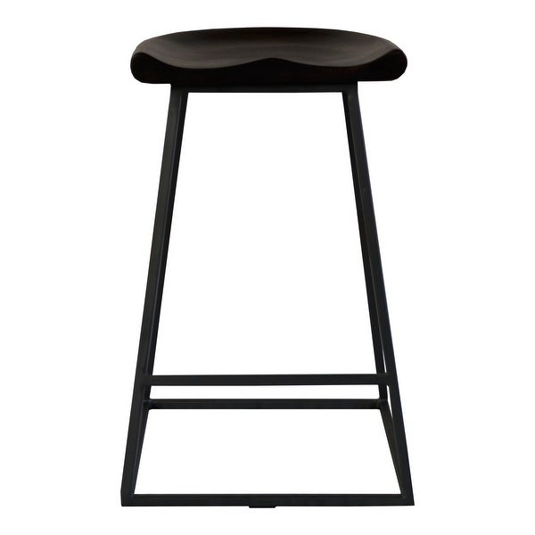 Aurelle Home Solid Industrial Stools (Set of 2)