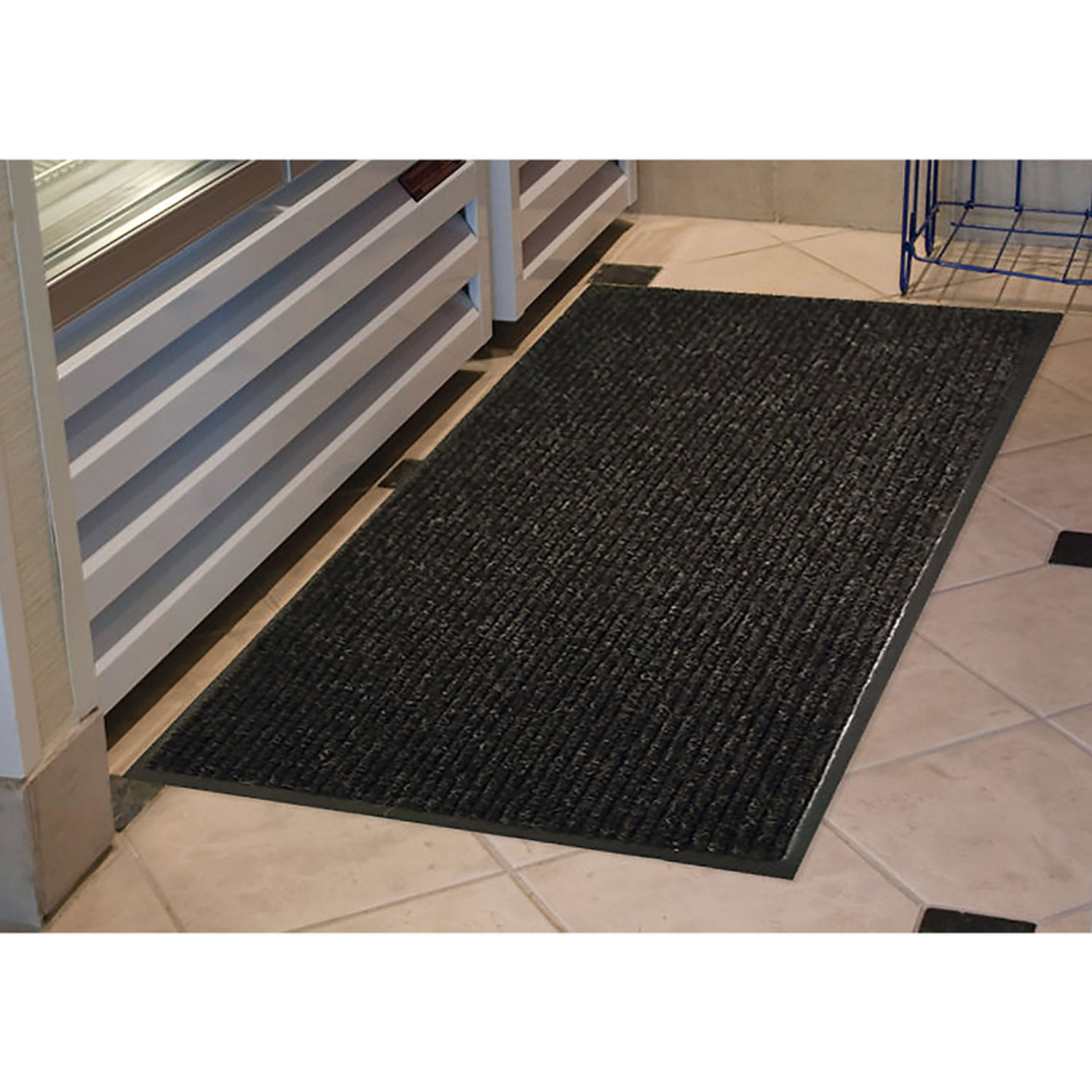 Ribbed Indoor Wiper Mat by Genuine Joe GJO55461