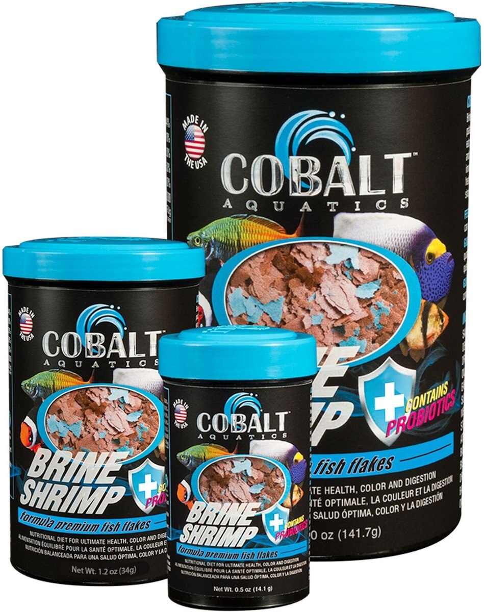 Cobalt Aquatics Brine Shrimp Flakes Fish Food