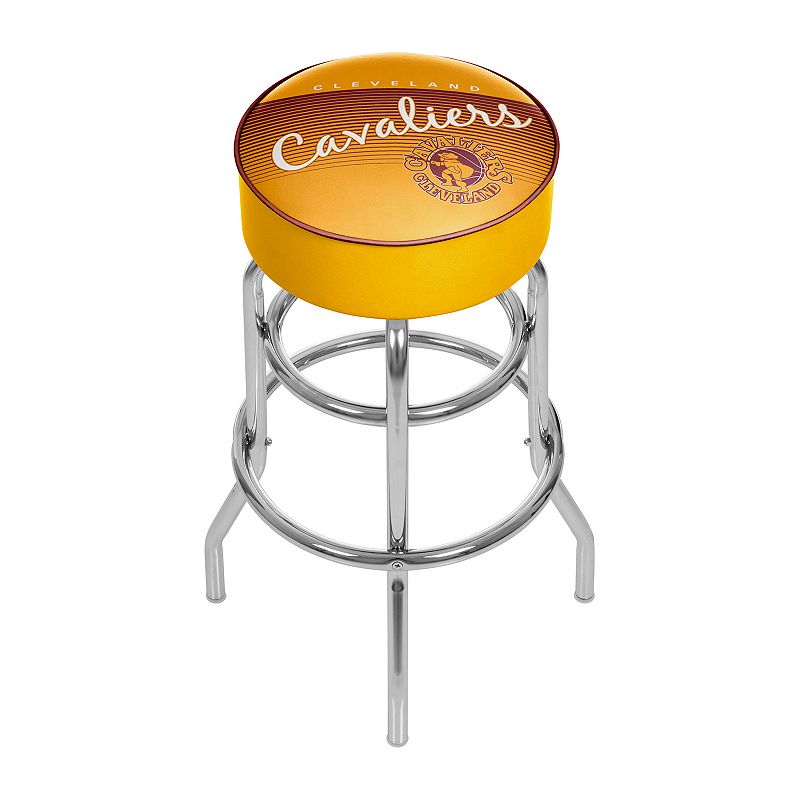 Cleveland Cavaliers Hardwood Classics Padded Swivel Bar Stool