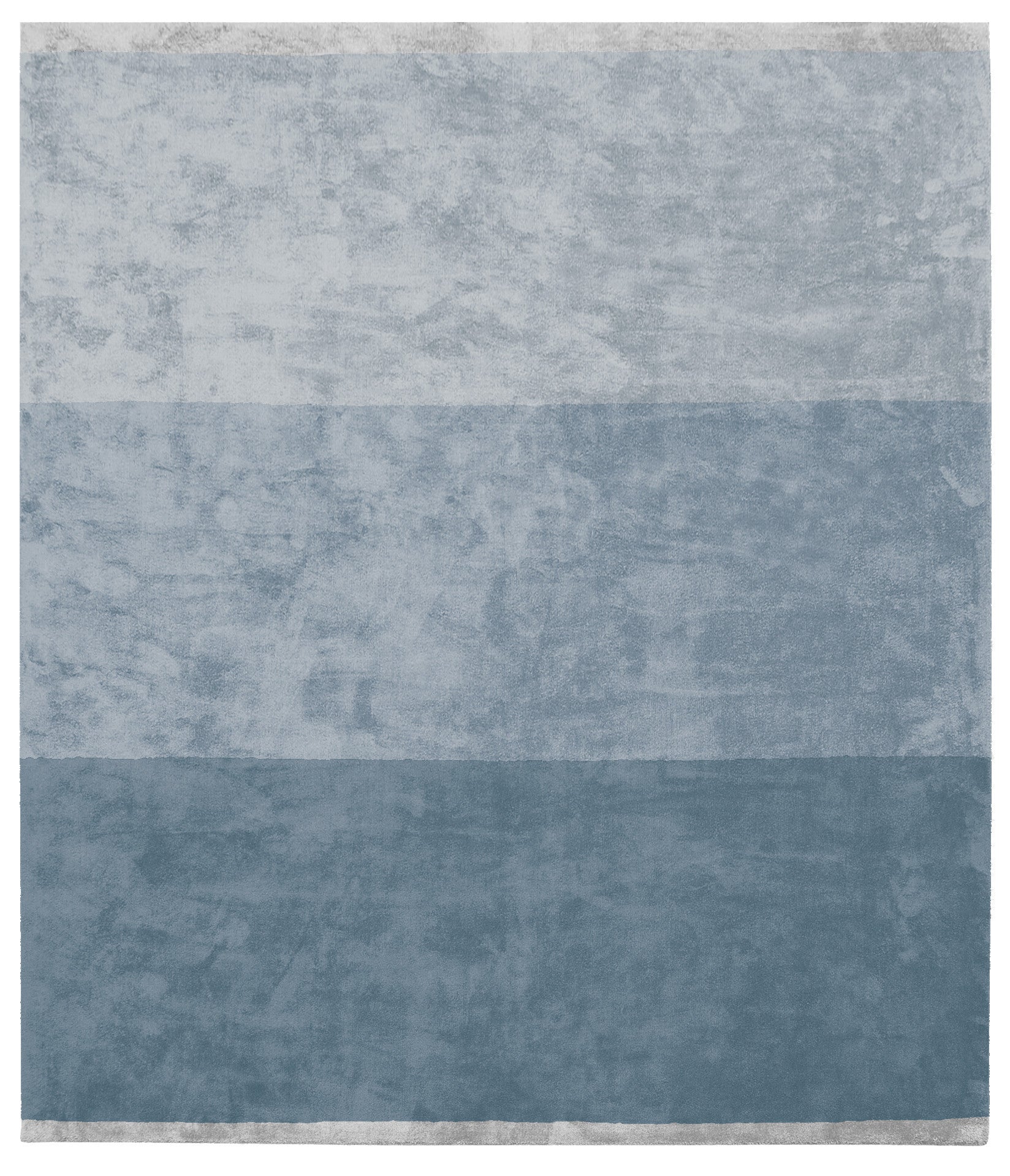 Byred Yama Hand Knotted Rug in Dark Blue design by Second Studio