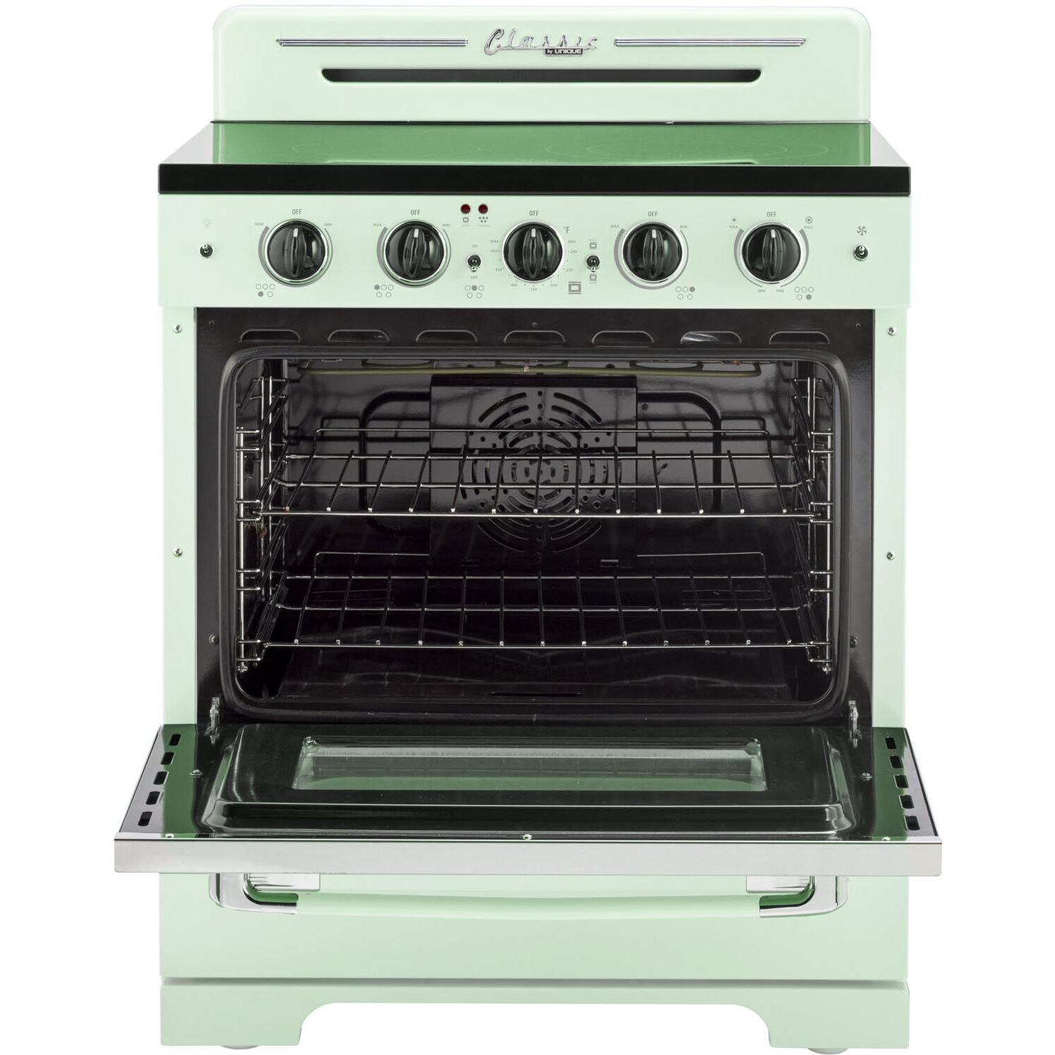 Unique Appliances 30-inch Freestanding Electric Range with Convection Technology UGP-30CR EC LG