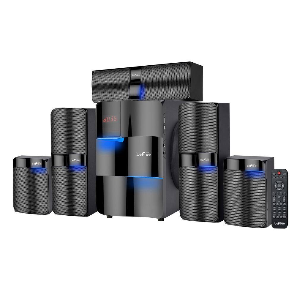 BEFREE SOUND 5.1 Channel Surround Sound Bluetooth Speaker System 985116499M