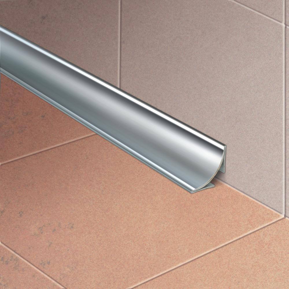 Emac Novoescocia 4 Natural 1-12 in. x 98-12 in. Stainless Steel Tile Edging Trim NS416X