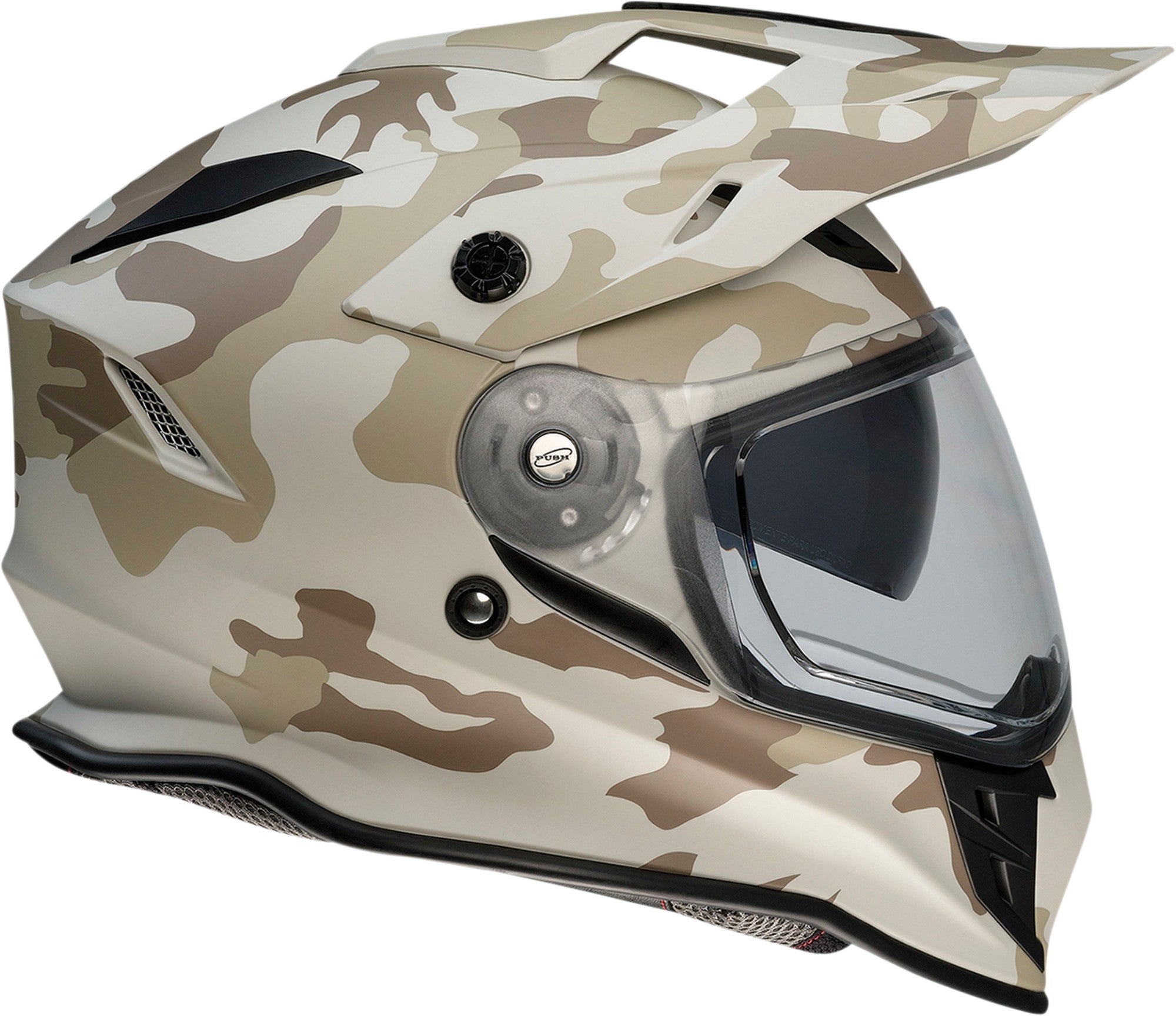 Z1R Range Camo Dual Sport Motorcycle Helmet Desert SM