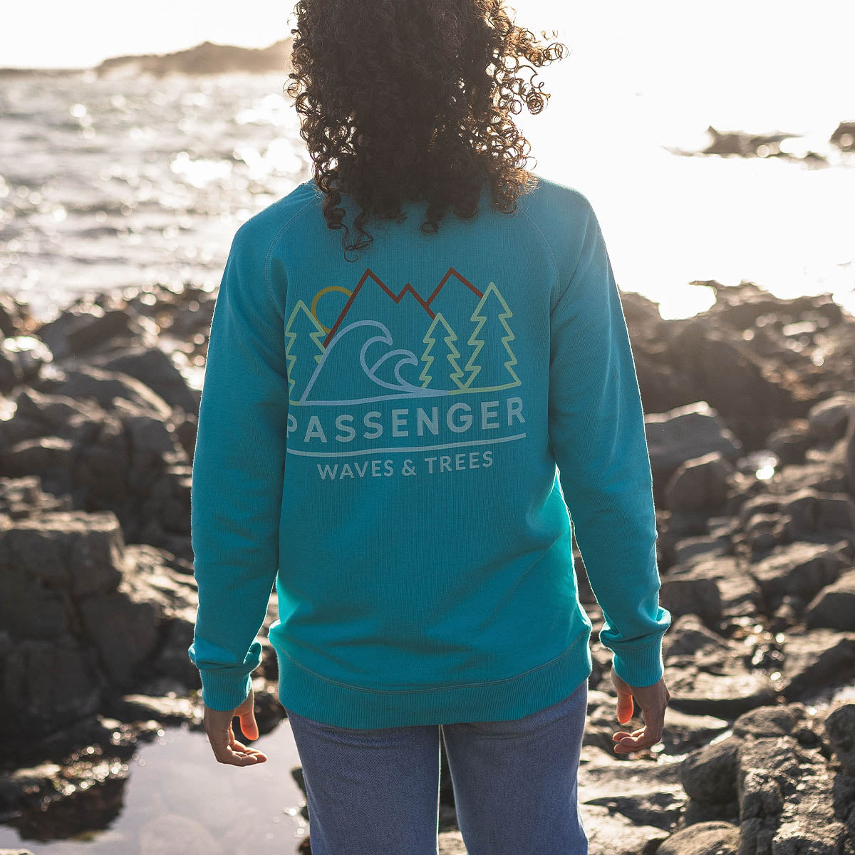 Dweller Recycled Cotton Sweatshirt - Viridian Green