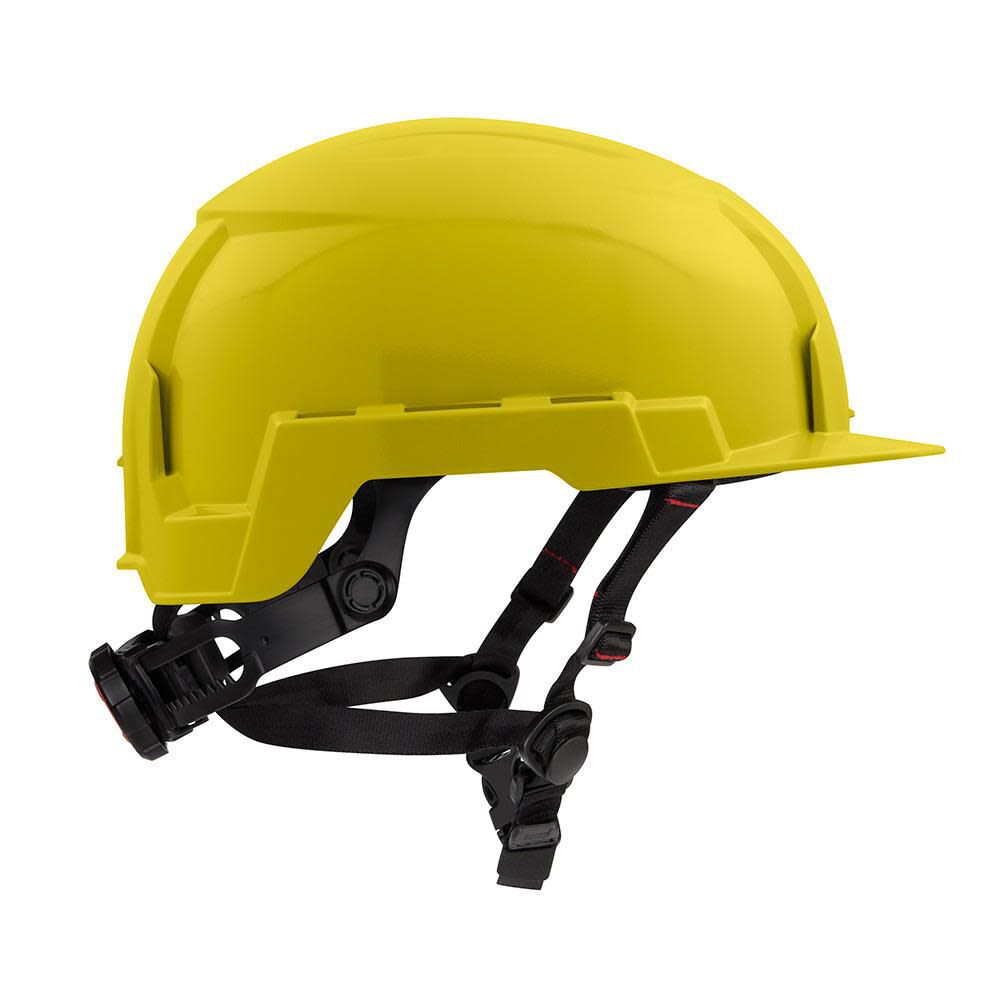 Milwaukee Yellow Front Brim Helmet with BOLT Class E 48-73-1323 from Milwaukee