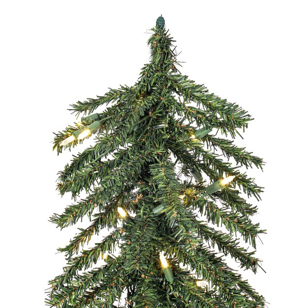 Vickerman Natural Bark Alpine Artificial Christmas Tree Set