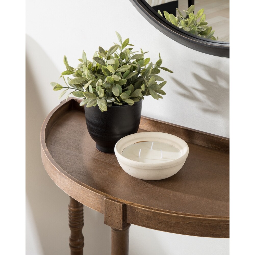 Kate and Laurel Bellport Wood Console Table with Shelf