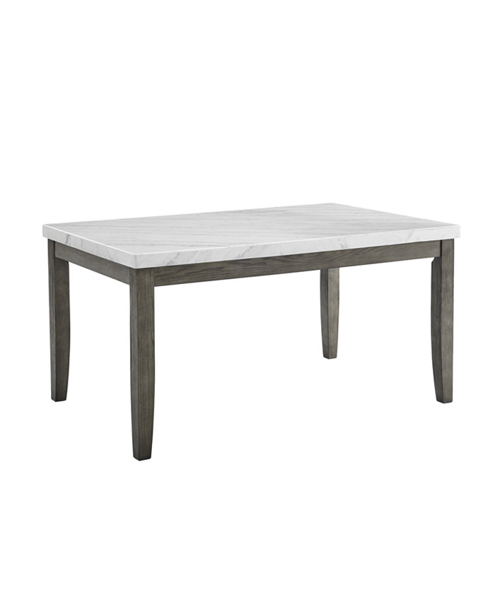 Furniture Emily Marble Rectangular Dining Table