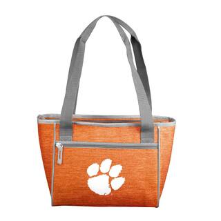 logobrands Clemson Crosshatch 16 Can Cooler Tote 123-83-CR1