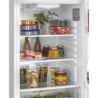 Haier 9.8 cu. ft. Top Freezer Refrigerator in White HA10TG21SW