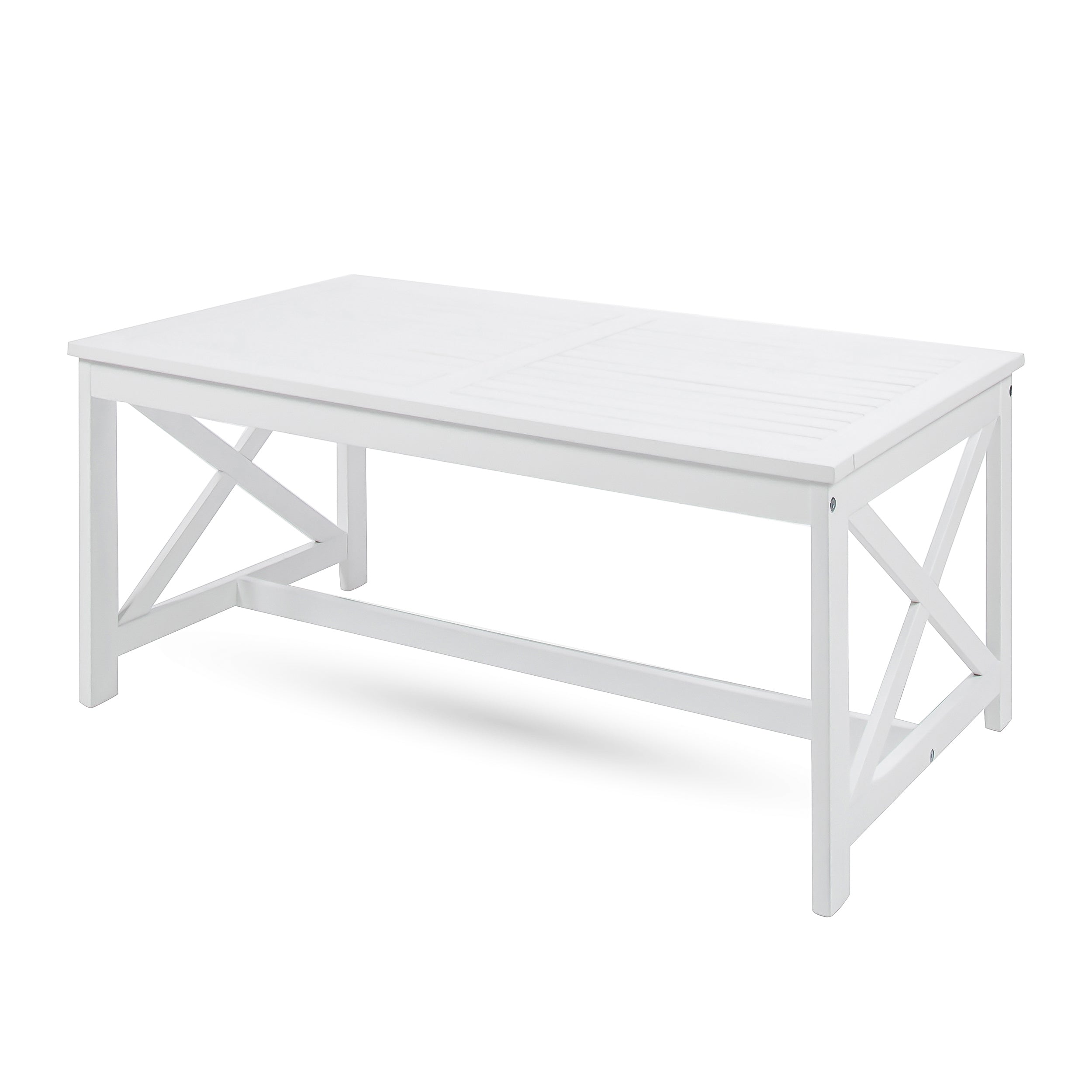 Ismus Outdoor Finished Acacia Wood Coffee Table