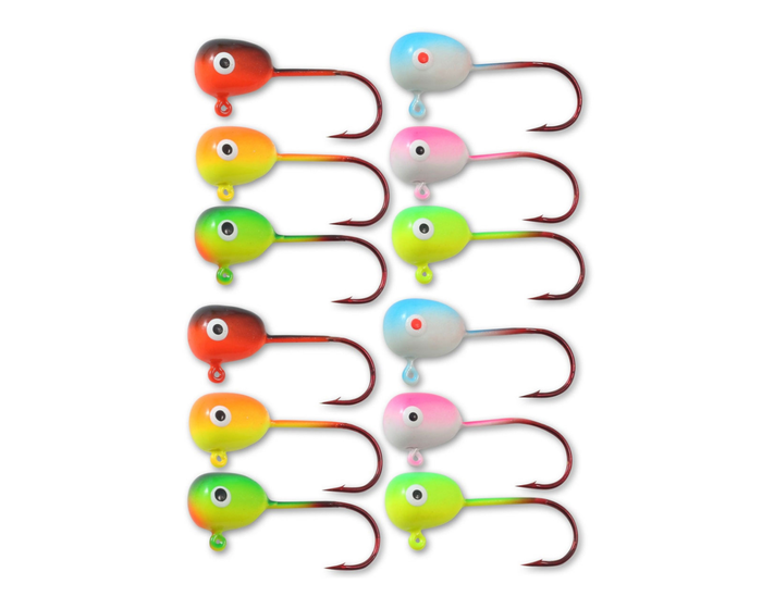 Northland Fishing High-Ball Floater #4 Neon - Assorted， 12 Pack - NOFJT41299