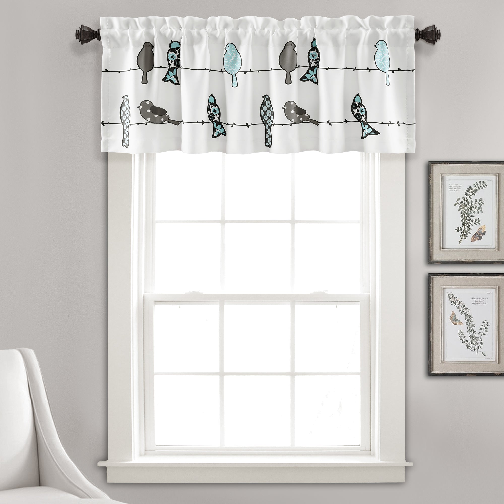 Rowley Birds Room Darkening Valance