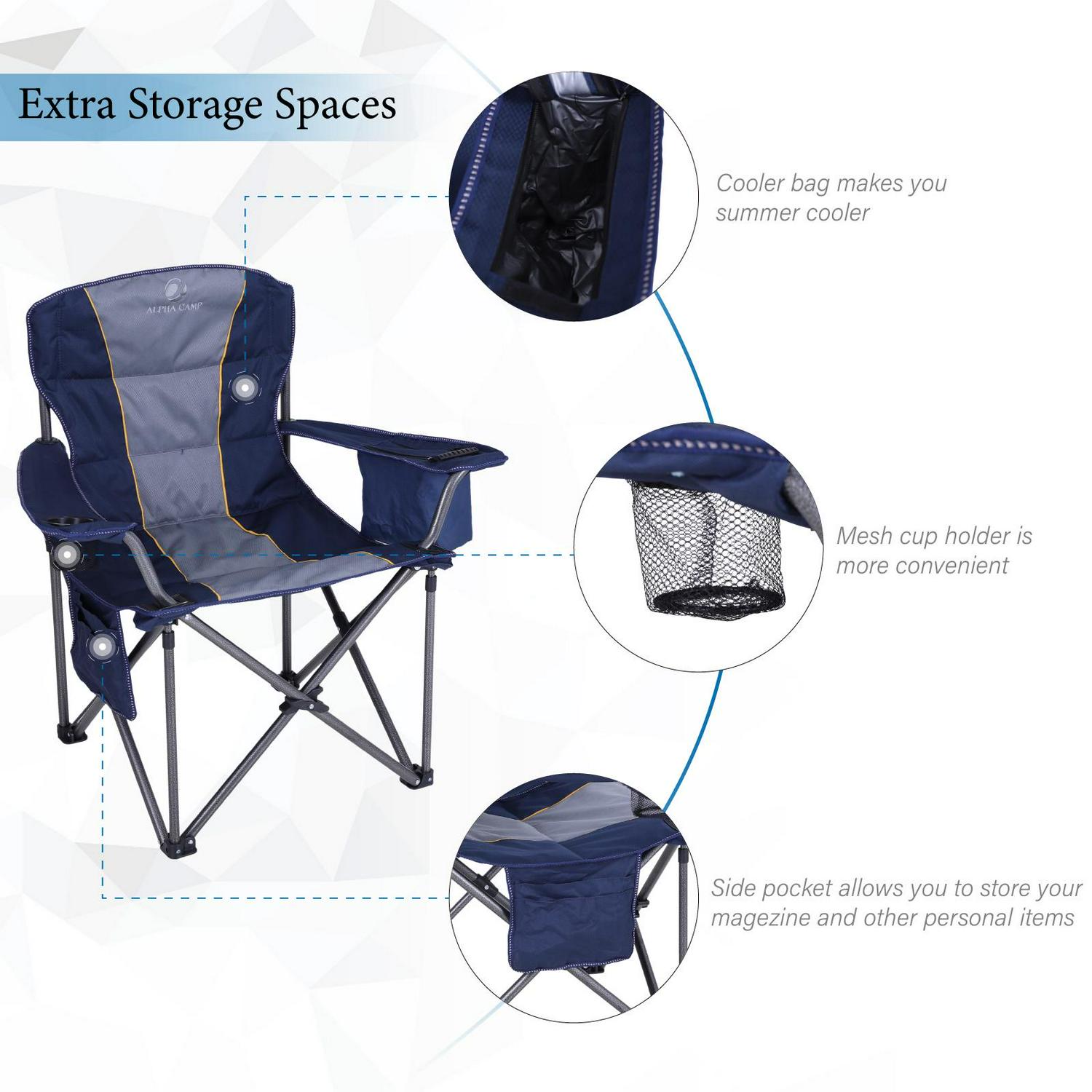 MF Studio Camping Chair， Blue