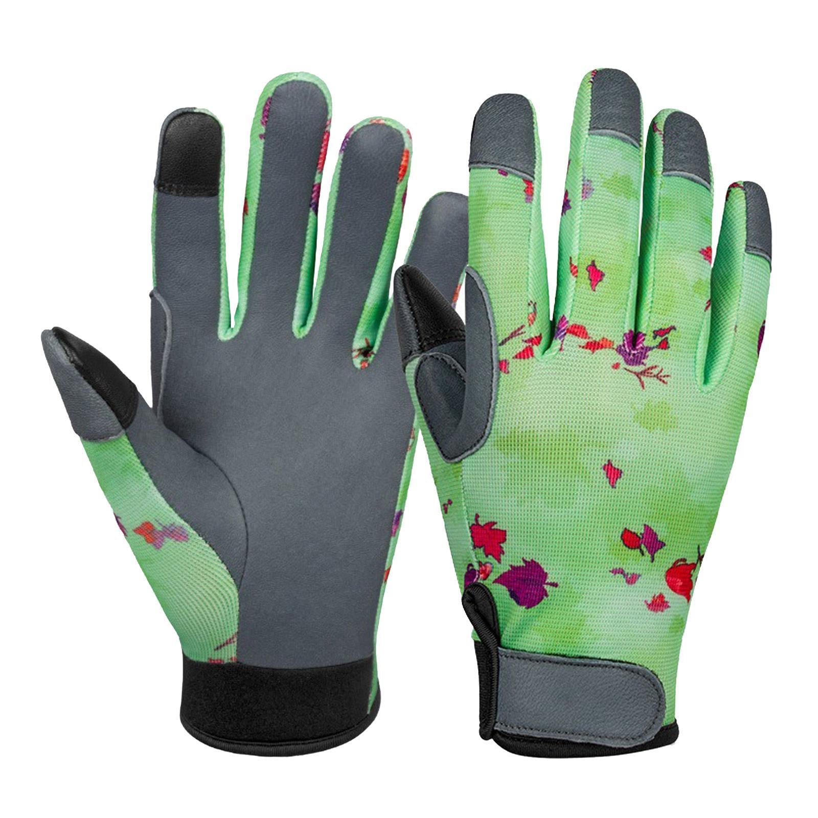 Garden Gloves Gloves Ladies Leather Outdoor Work Gloves Gifts for Women Men XL