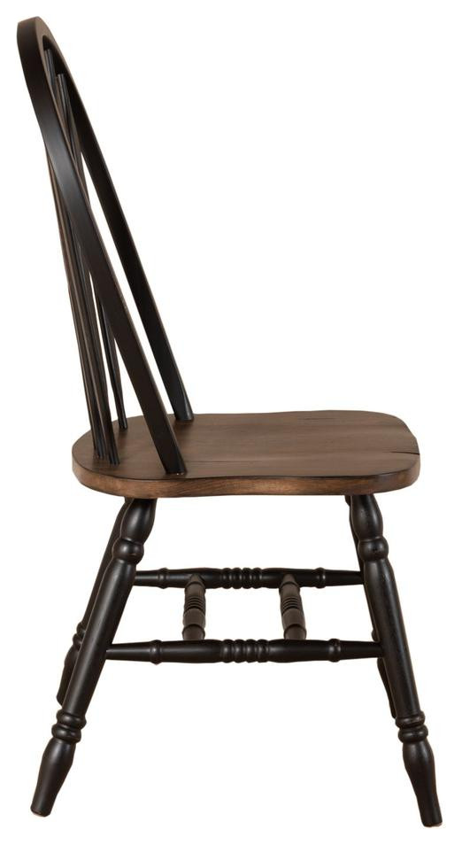 Windsor Side Chair  Black   Contemporary   Dining Chairs   by BisonOffice  Houzz