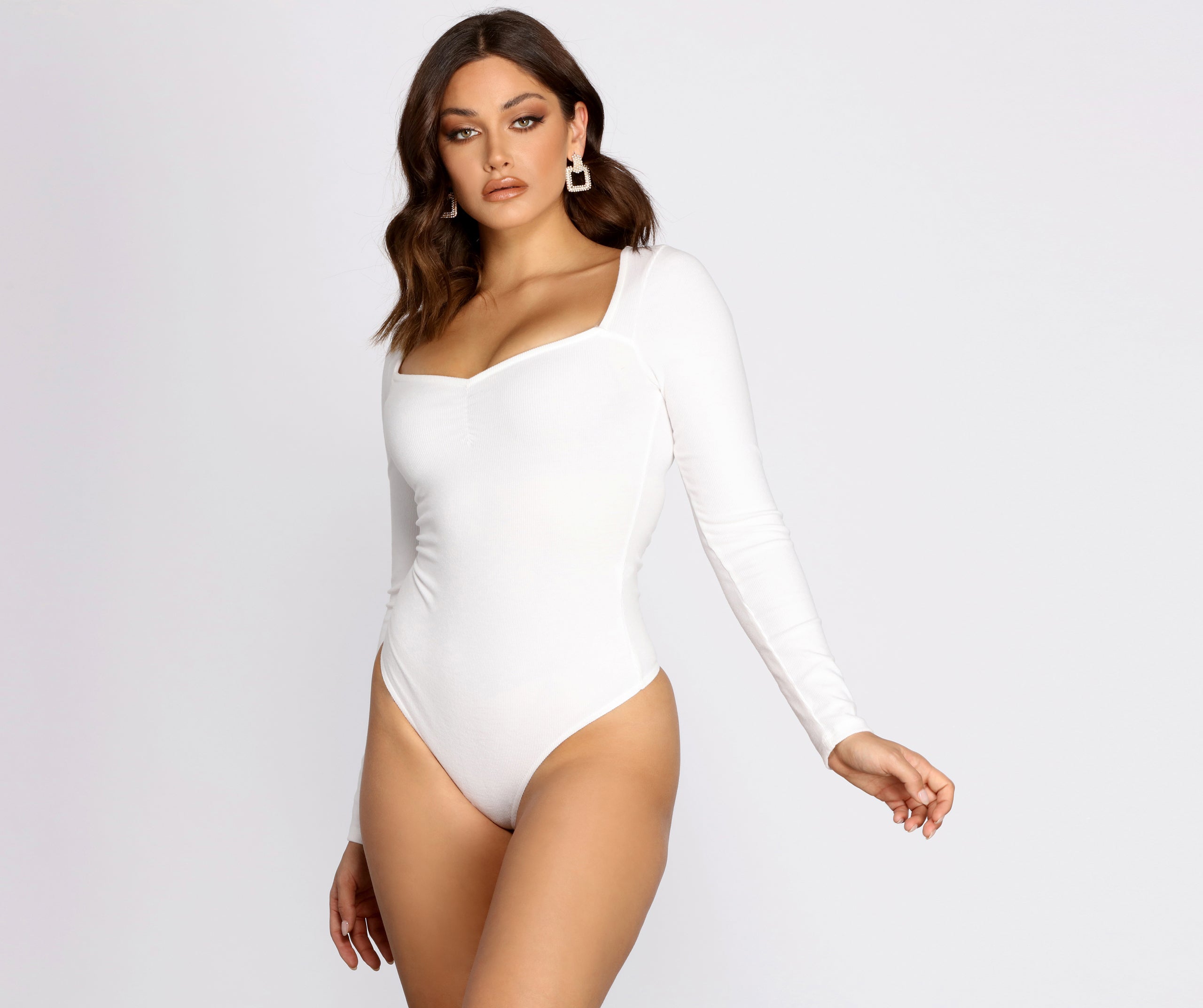 Feeling Myself Ruched Bodysuit