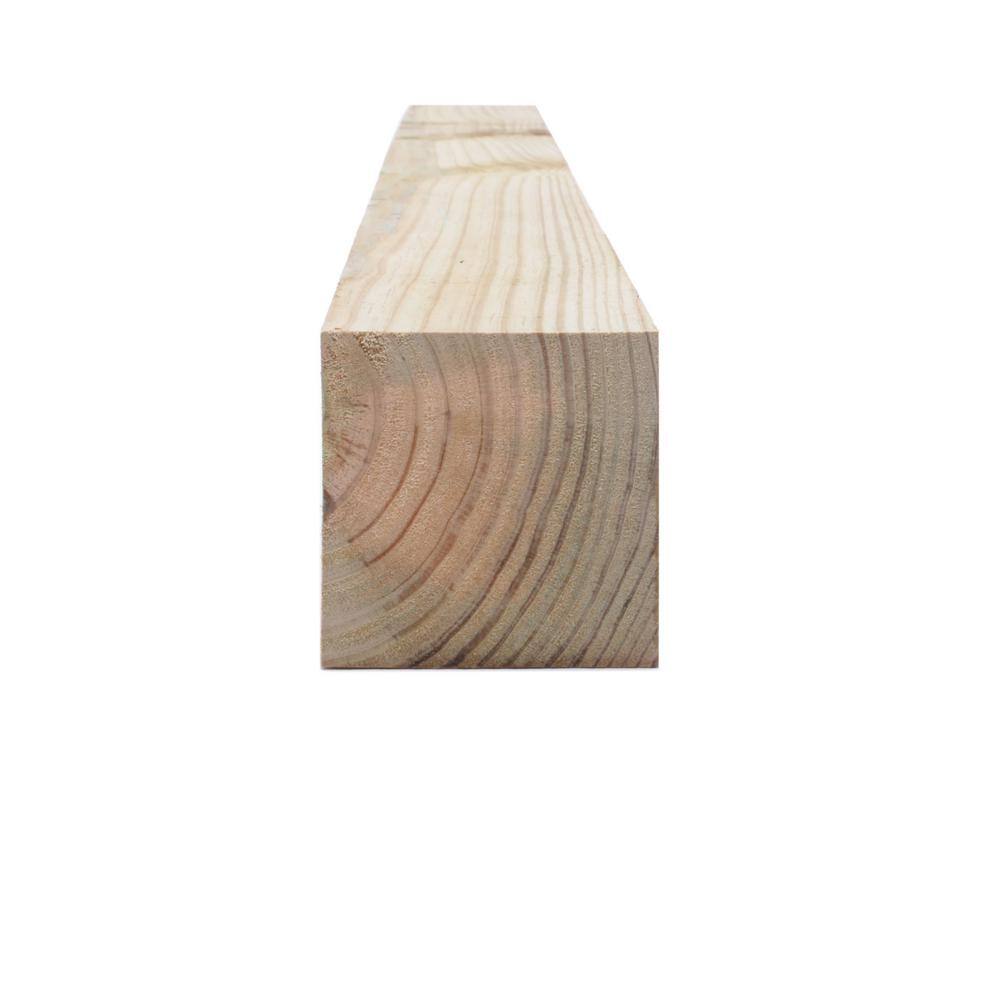 ProWood 4 in. x 4 in. x 10 ft. #2 Ground Contact Pressure-Treated Timber 288741