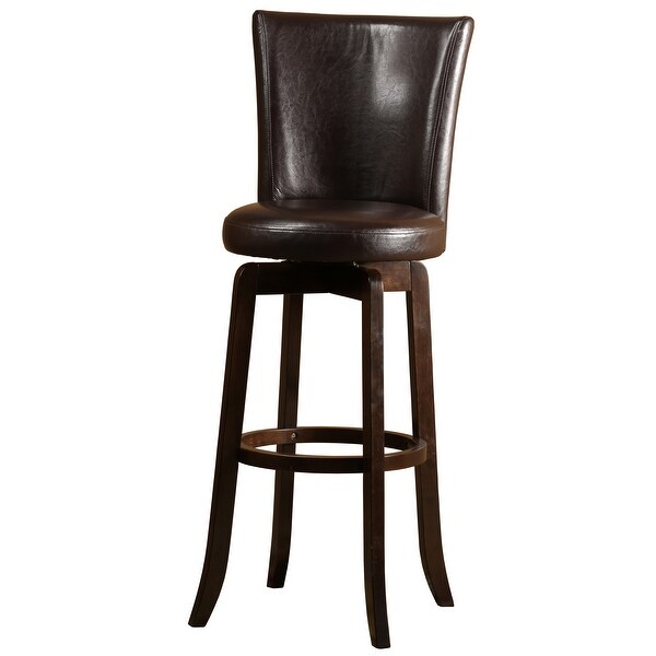 Hillsdale Copenhagen Wood Swivel Stool