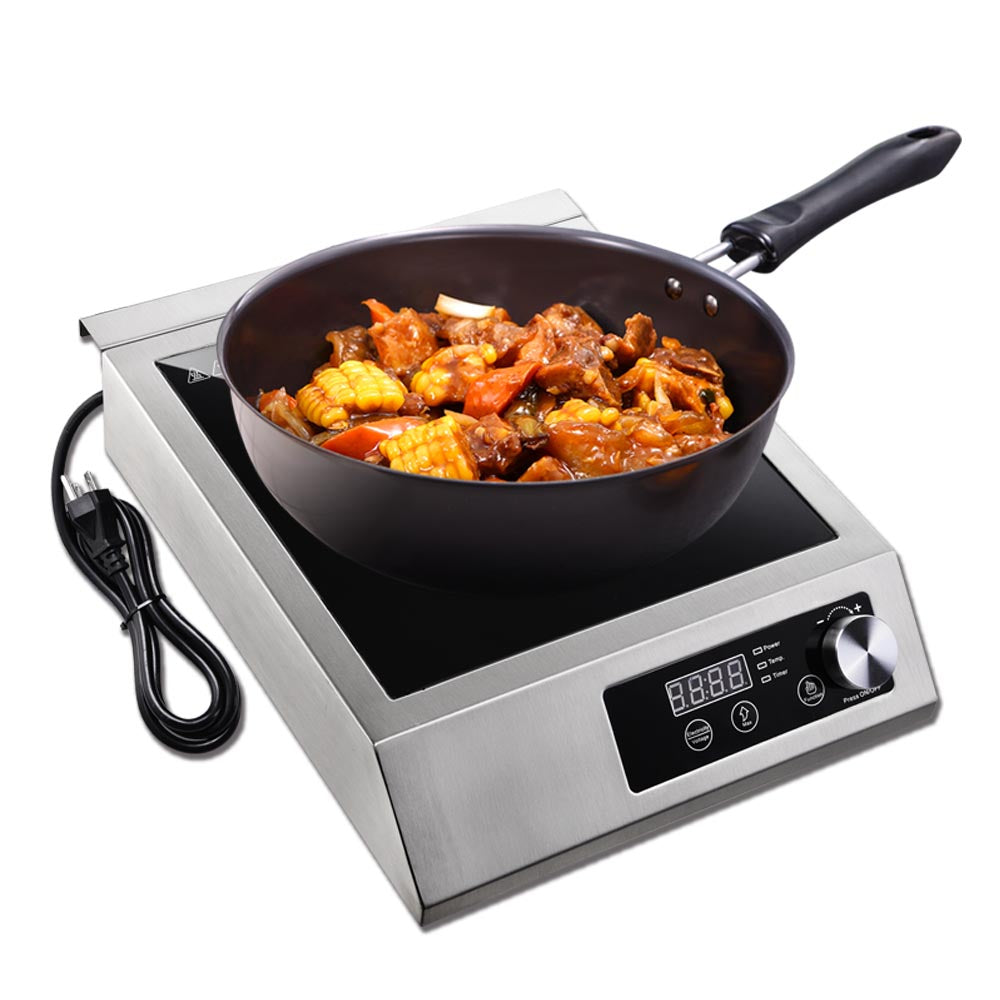 Yescom 3500W Commercial Induction Cooktop Electric Cooker Burner