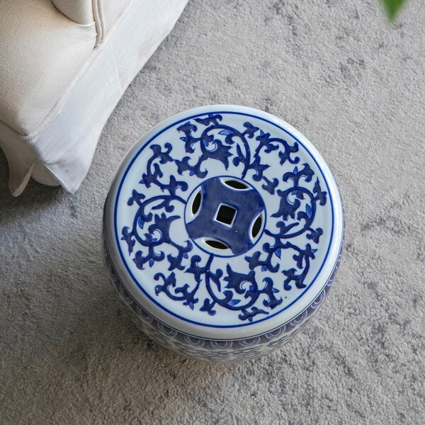 CUSchoice Ceramic Garden Stool