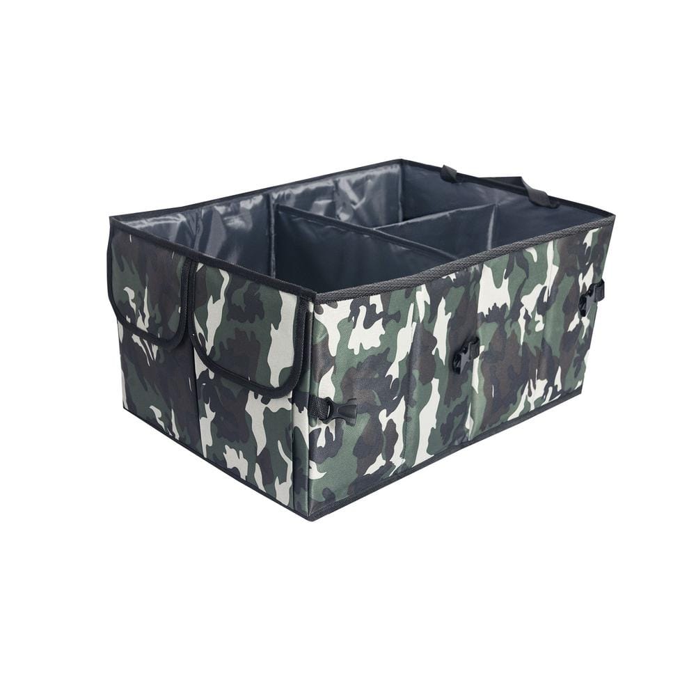 FH Group Polyester Expandable Camo Print Car Trunk Organizer DMFH1143CAMO