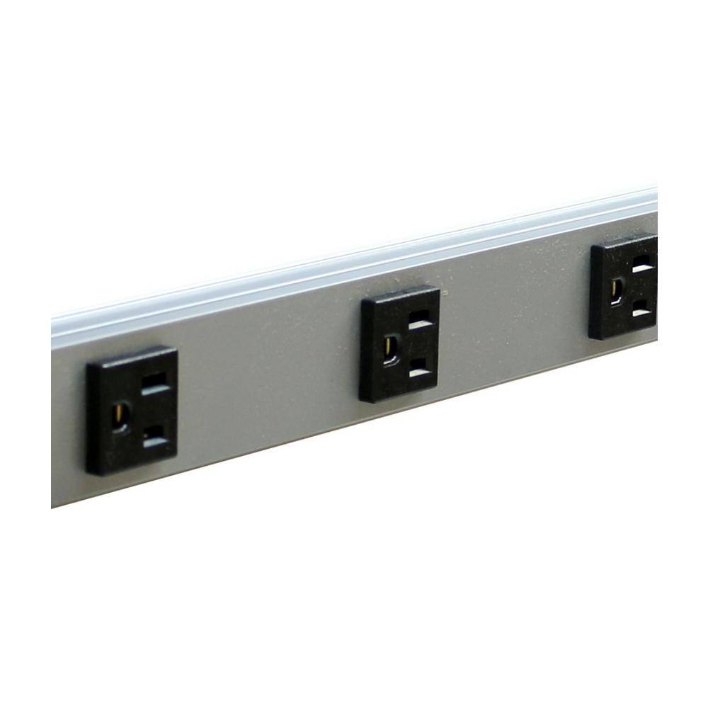 Legrand Wiremold CabinetMATE 10-Outlet 15 Amp Power Strip 6 ft. Cord 4810ULBC