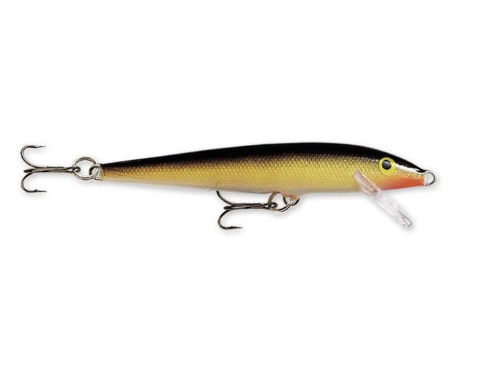 Rapala Gold Floating 4.38 inch Fishing Lure - F11G