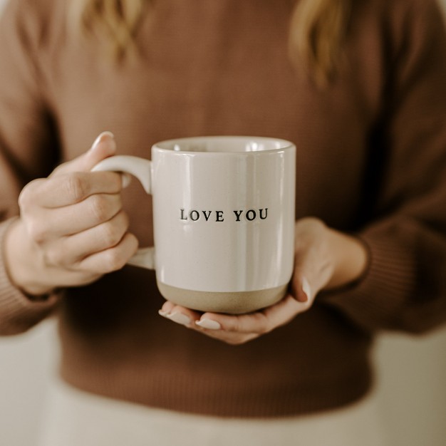 Sweet Water Decor Love You Stoneware Coffee Mug 14oz