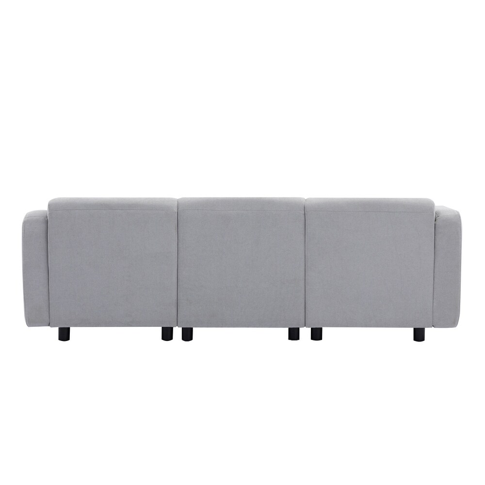 Modern 3 seat Cloud Sofa  Livingroom Deep Sofa Sectional Couch