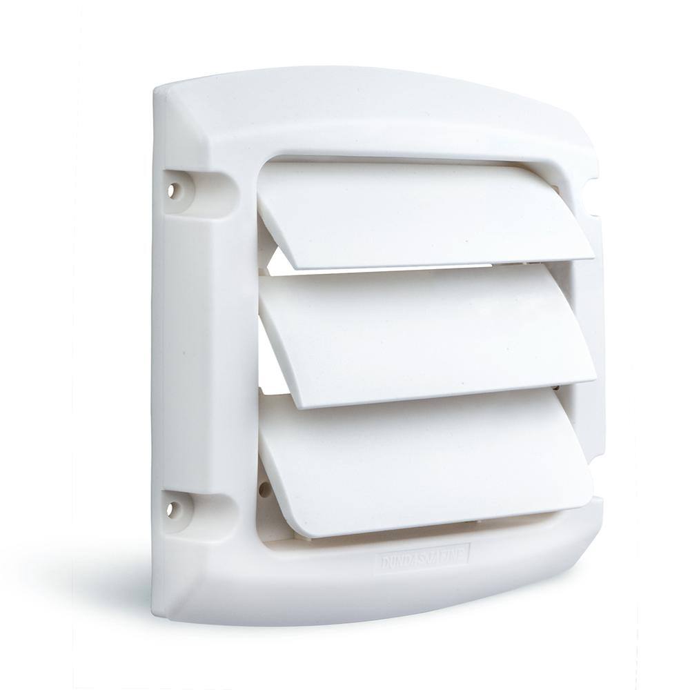 Everbilt 4 in. Louvered Vent Cap in White LC4WXHD