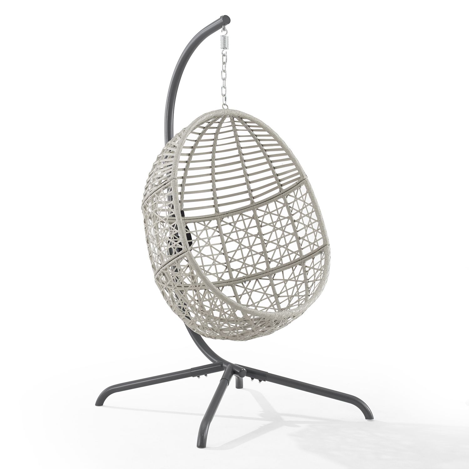 Crosley Lorelei Indoor / Outdoor Wicker Hanging Egg Patio Chair