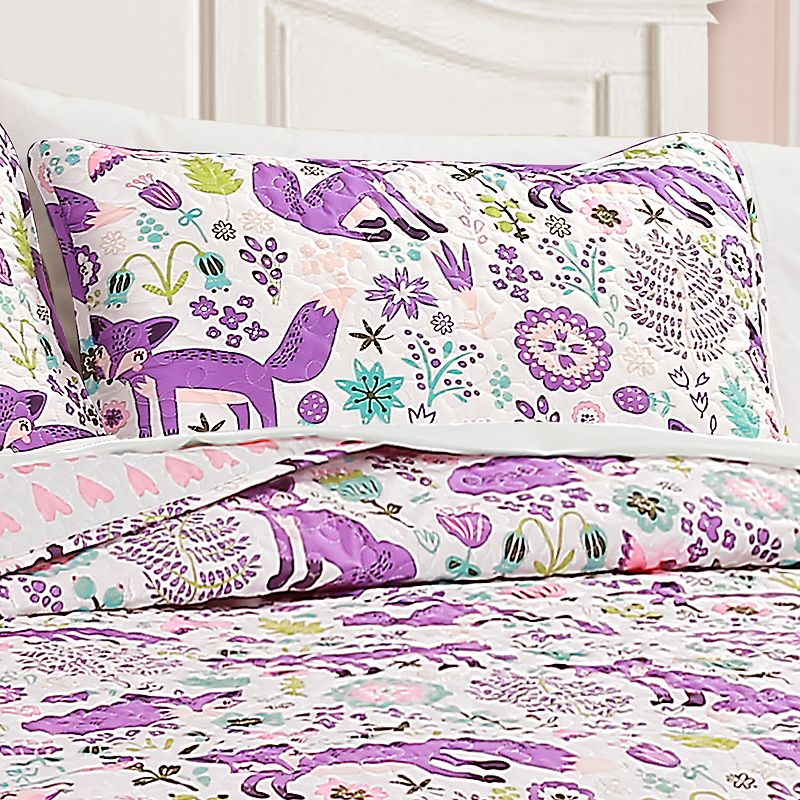 Lush Decor Pixie Fox Quilt Set