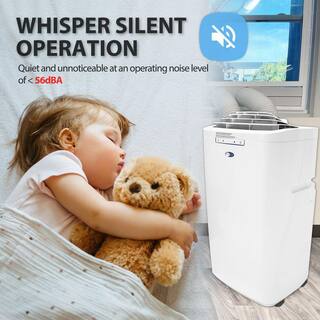 Whynter Eco-Friendly 11000 BTU Dual Hose Portable Air Conditioner with Dehumidifier ARC-110WD