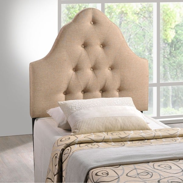 Sovereign Tufted Fabric Twin Headboard - - 9418906