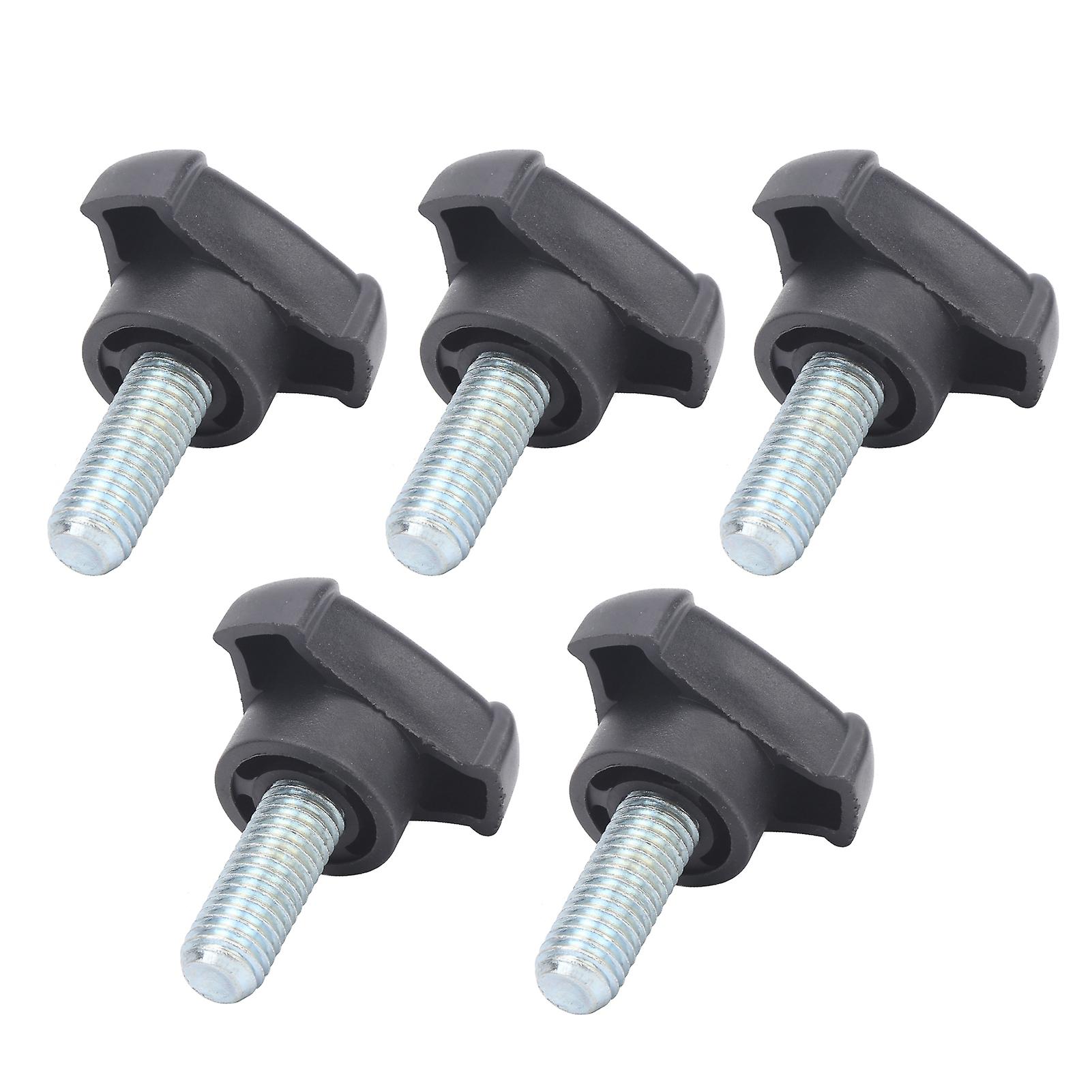 5pcs Plastic Triangular Handle Screw Knob Tightening Screw Set Accessory M10 25mm