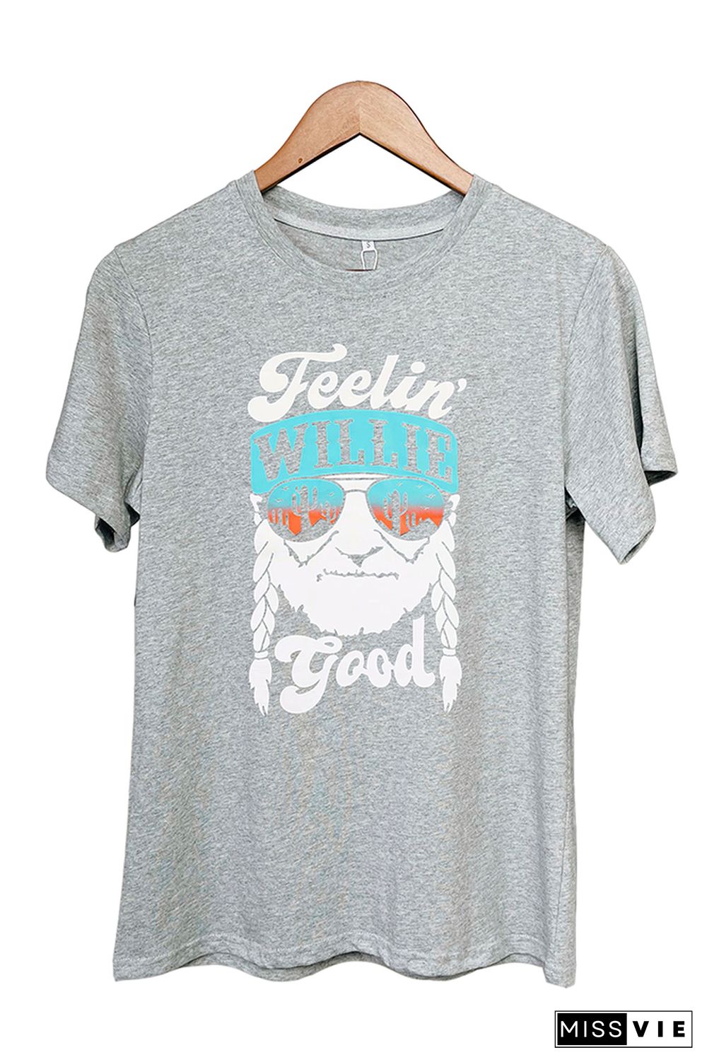 Feelin' Good Short Sleeve Graphic Tee Wholesale