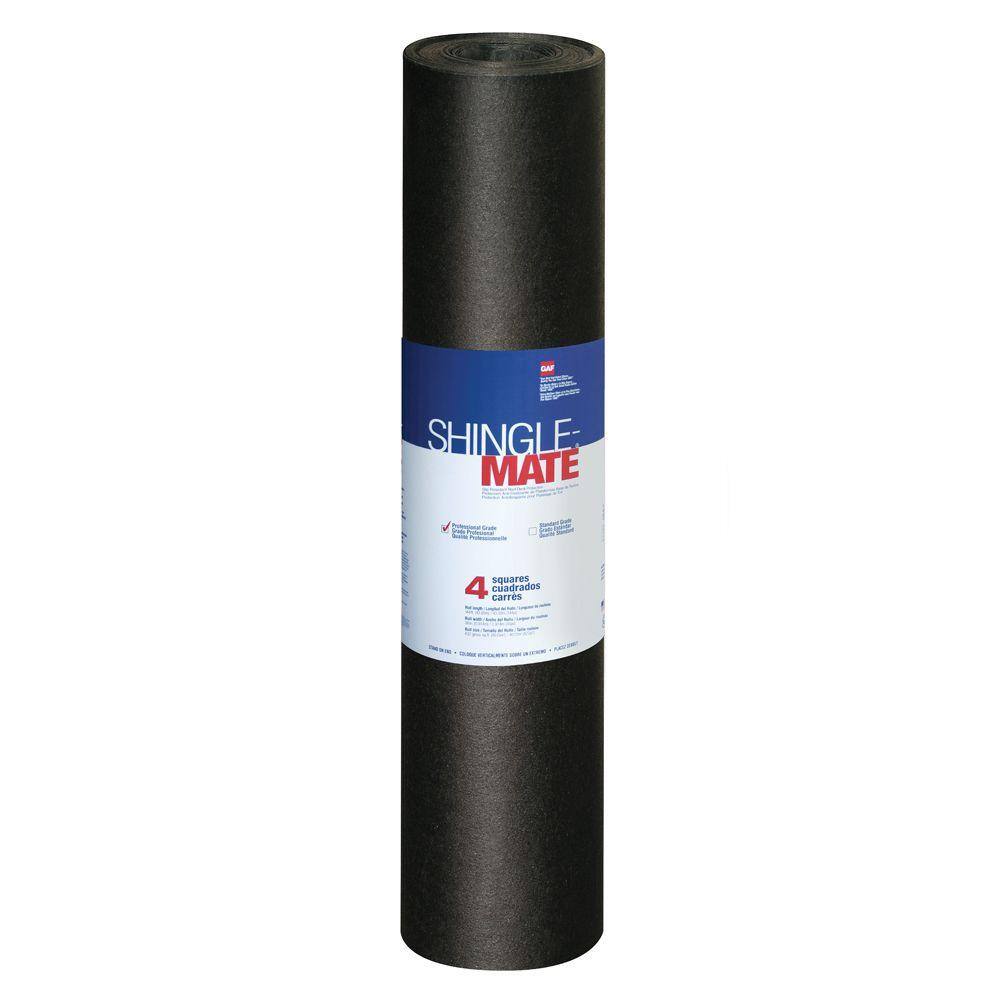 GAF Shingle-Mate 432 sq. ft. Fiberglass-Reinforced Roofing Underlayment Roll 0902000