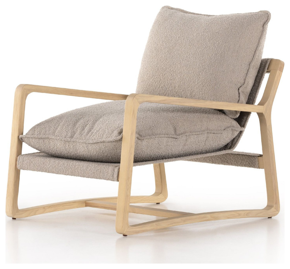 Ace Knoll Sand Chair   Midcentury   Armchairs And Accent Chairs   by Zin Home  Houzz