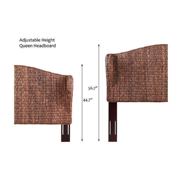 Capistrano Banana Leaf Adjustable Headboard - - 37886080