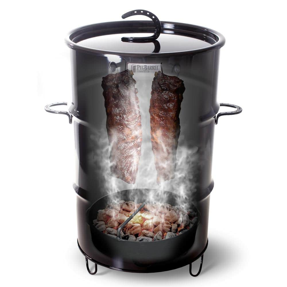 Pit Barrel Cooker 18.5 in. Classic Vertical Smoker Package 212