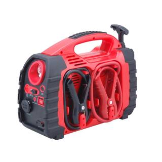 12-VoltUSB Power 7-in-1 Portable Power Station Jump Starter Air Compressor Manual Generator Battery Charger 91000