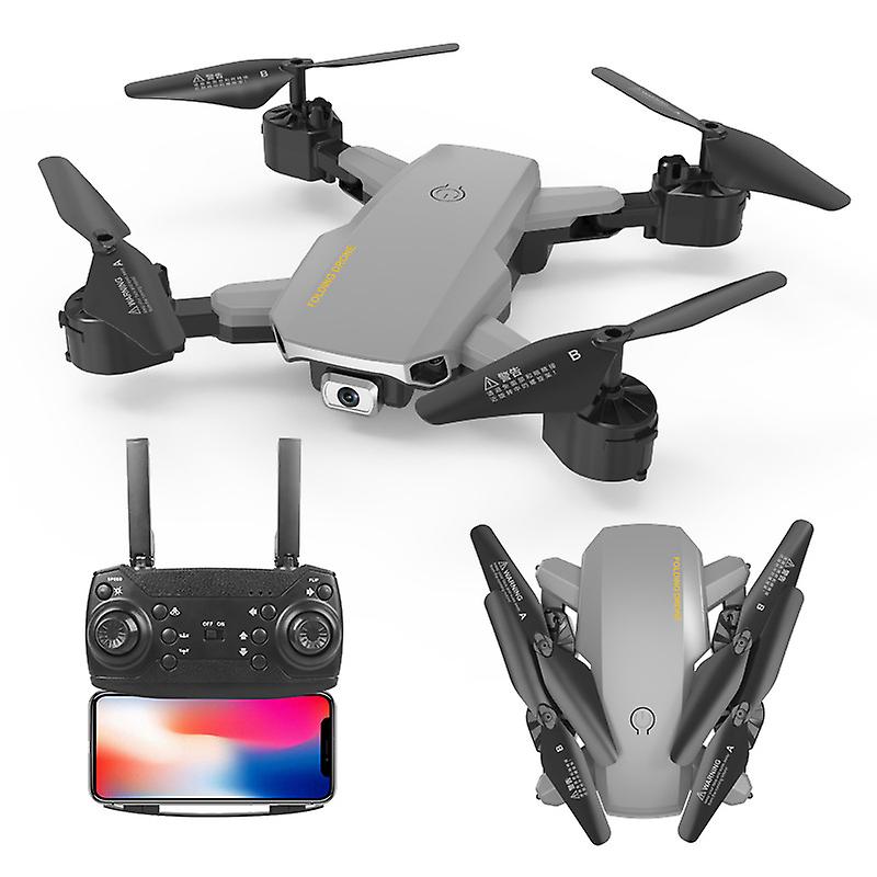 Foldable Drone With Camera  Dual Hd 1080p Camera Fpv Drone For Beginners Gesture Control， Headless Mode ， Rc Quadcopter R2